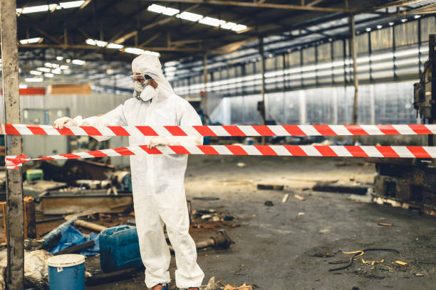Professional Infectious Disease Decontamination technician working in Inyokern, CA